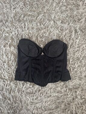 Sophistique by Smoothie Black Underwire Padded Boned Bustier